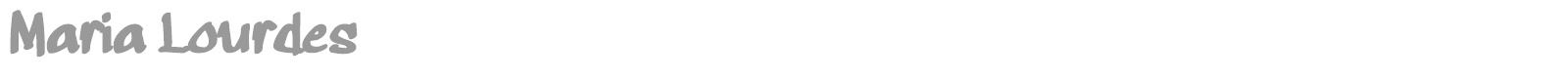 Maria Lourdes font preview
